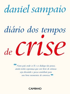cover image of Diário dos Tempos de Crise